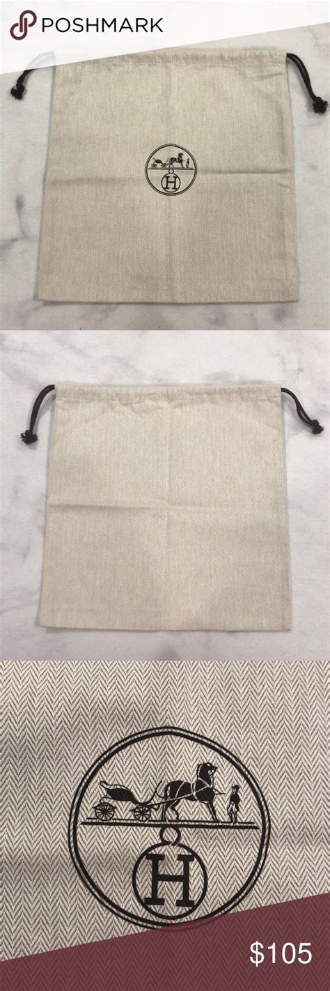 real hermes dust bag